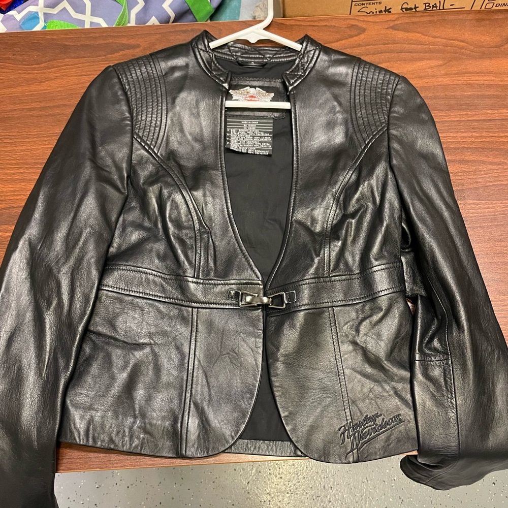 Women’s leather Harley Davidson Jacket/Vest